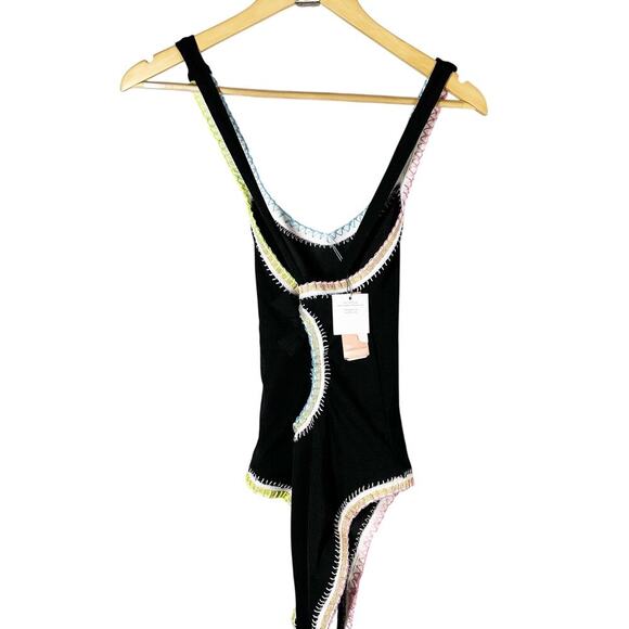 PQ Swim x Solange Ferrarini Crochet Trim One-Piece Size Large - Picture 4 of 8